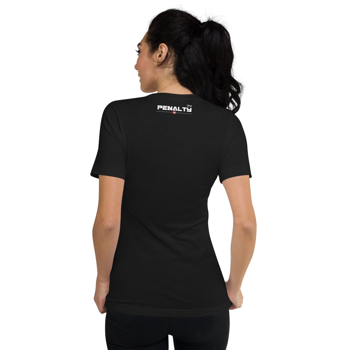 T-shirt Unisexe à Manches Courtes et Col V